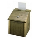 Vertiflex Products 50007 Wood Suggestion Box, Medium Oak Fin...