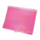 Wilson Jones View-Tab Transparent Dividers, 5-Tab Set, Pink ...