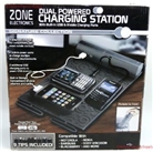 ZONE ELECTRONICS Dual Powered Mobile USB Charging Station Wi...