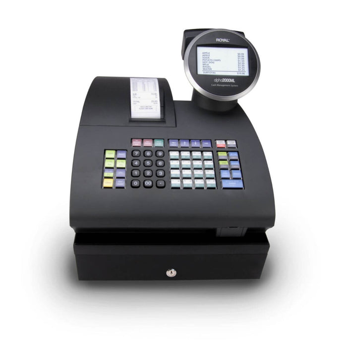 Royal Alpha 2000ML Black Cash Register