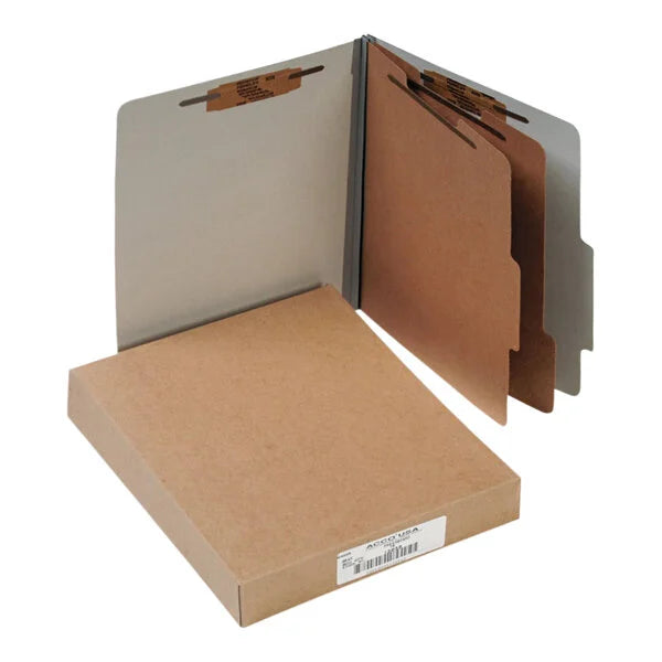 Acco 15056 6 section Letter Size Classification Folder - 10/Box