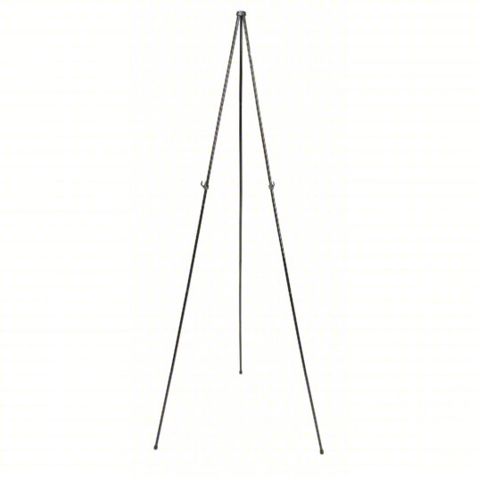 Quartet Full Size Instant Easel, 62-3/8" Maximum Height, Steel, Black