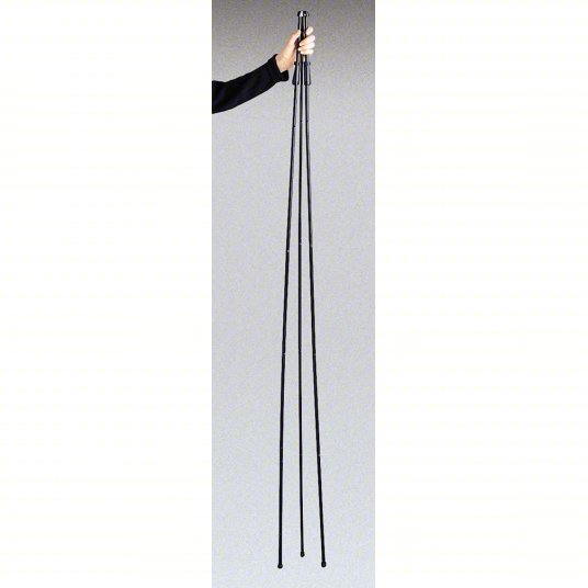 Quartet Full Size Instant Easel, 62-3/8" Maximum Height, Steel, Black