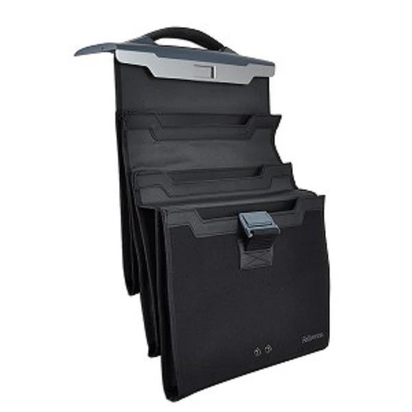 Fellowes Partition Additions 7500901 Portable Triple Pocket (Slate Gray)