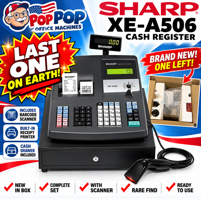 Sharp XE-A506 Cash Register – BRAND NEW – LAST ONE