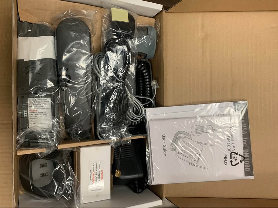 WAXESS Dual Cordless Phone NEW , Can text too!