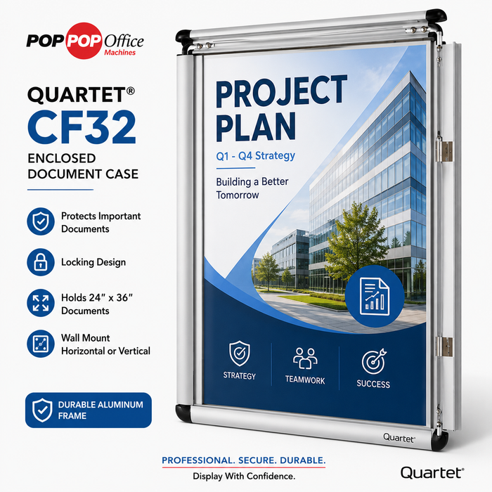 Quartet® Improv™ Clip Frame Sign – 24" x 36"