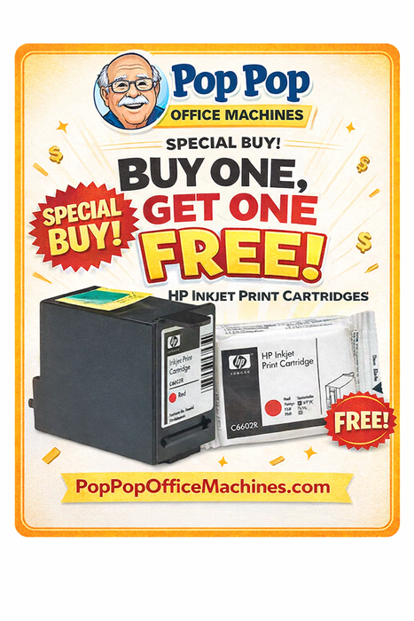 HP GENUINE HP C6602R Ink, Red HEWC6602R NEW BYGO!  2for1