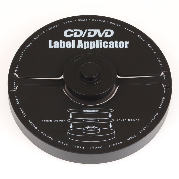 Cd Sticker Machine CD/DVD Sticker Applicator KIT 100 pack — Pop Pop Office Machines
