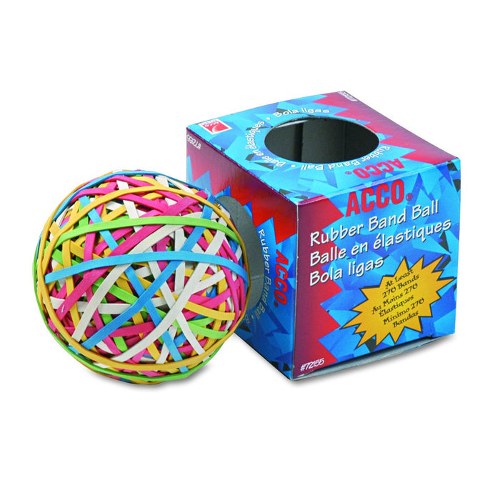 ACCO Rubber Band Ball A7072153 270 Bands Per Ball!