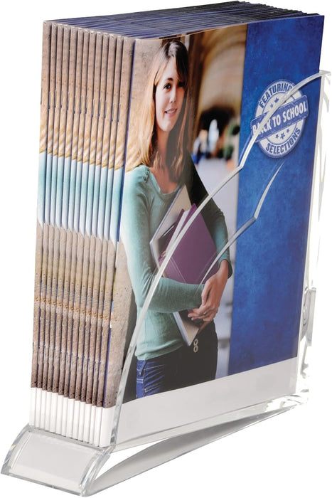 Swingline Stratus Acrylic Magazine Rack, Clear – S7020333