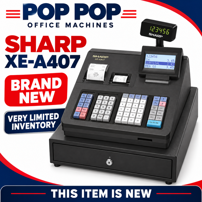 Sharp HO XE-A407 Cash Register – Brand New