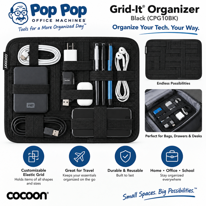 Grid-It Organizer, Black (CPG10BK)