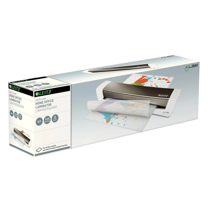 Leitz iLAM laminator retail box and machine