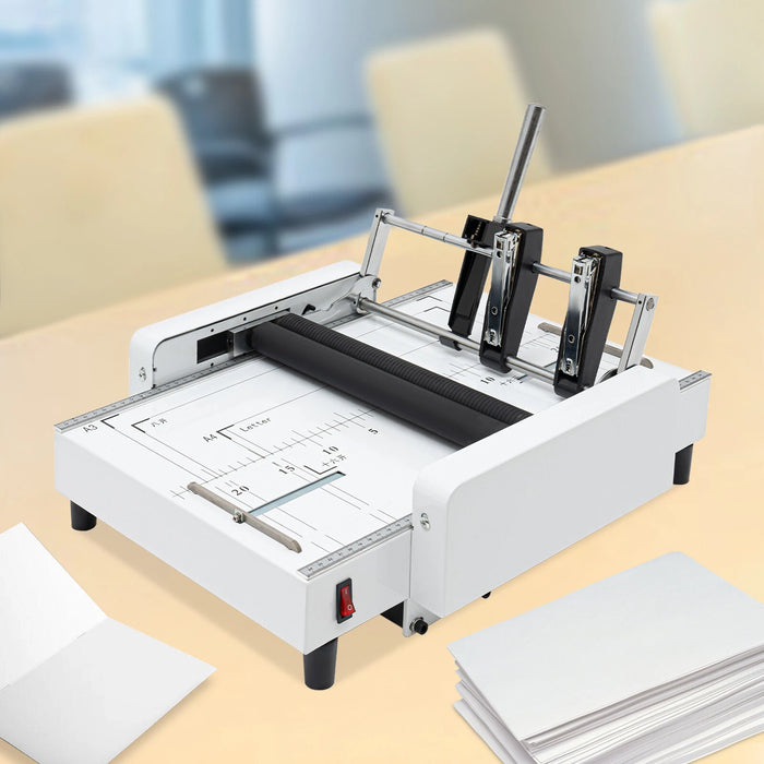 POP POP A3 Booklet Maker, Paper Folding Machine, Binding & Folding Machine US Standard