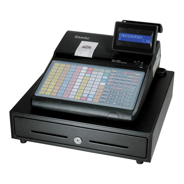 SAM4s ER-920 Electronic Cash Register with Thermal Receipt Printer & Large Cash Drawer