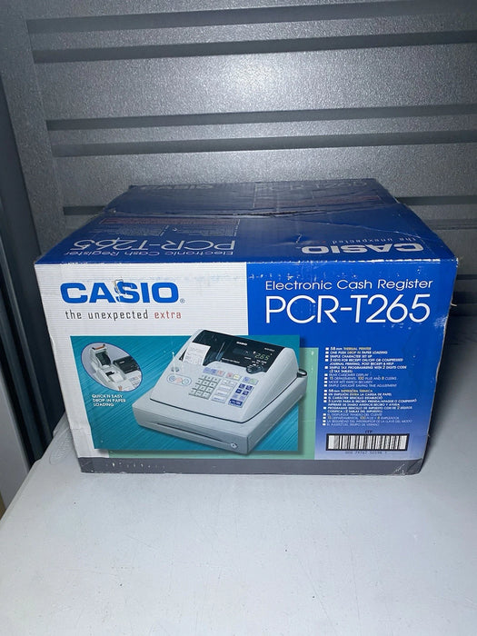 Casio PCR-T265 Cash Register NEW **STOCK VERY LIMITED