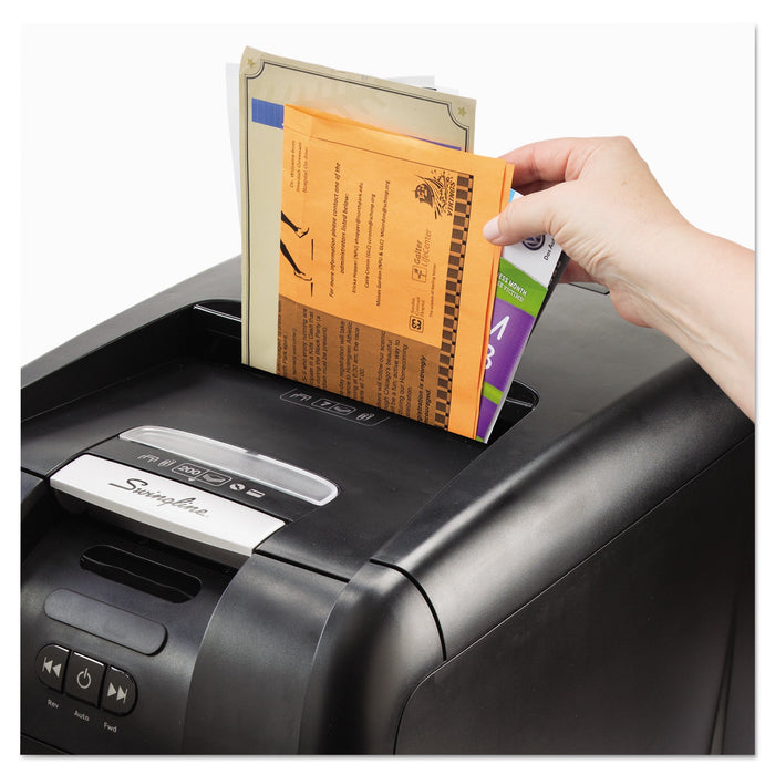 Swingline Stack-and-Shred 230X Auto Feed Shredder 230 Sheets! Cross/Confetti Cut NEW