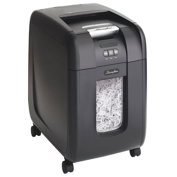 Swingline Stack-and-Shred 230X Auto Feed Shredder 230 Sheets! Cross/Confetti Cut NEW